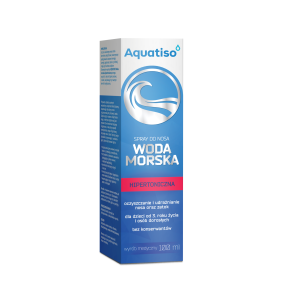 Aquatiso woda morska, hipertoniczna, spray do nosa, 100 ml