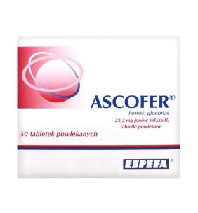 Ascofer, tabletki powlekane, 50 szt.