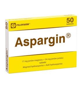 Aspargin, 250 mg 250 mg, tabletki, 50 szt. (Filofarm)
