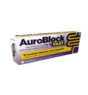 AuroBlock Fast, 2 mg, tabletki ulegające rozpadowi w jamie ustnej, 20 sztuk