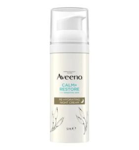 Aveeno Calm + Restore, Przywracający nawilżenie krem na noc, 50ml