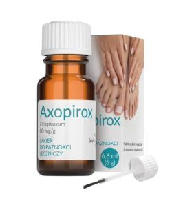 Axopirox, 80 mg/g, lakier do pazn.leczn.,6,6 ml, butel.