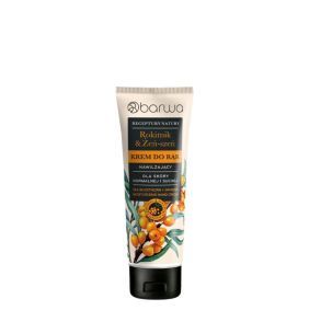 Barwa, Krem do rąk nawilżający Rokitnik + Żeń-szeń Receptury Natury, 100 ml