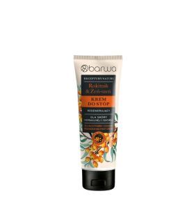 Barwa, Krem do stóp regenerujący Rokitnik + Żeń-szeń Receptury Natury, 100 ml
