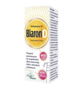 Biaron D 600 j.m., krople, 10 ml