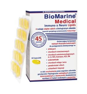 BioMarine Medical Immuno & Neuro Lipids, kaps., 60szt