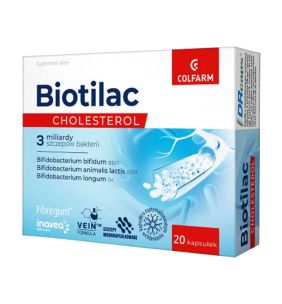 Biotilac Cholesterol, kaps., 20 szt