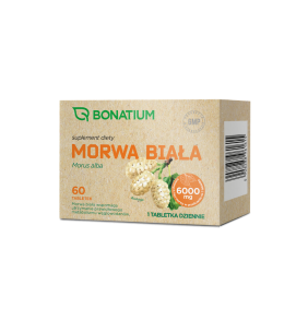 Bonatium Morwa Biała, tabletki, 60 szt.