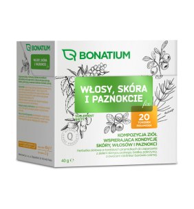 Bonatium Włosy, skóra i paznokcie fix, herbata ziołowa, 20 szt.