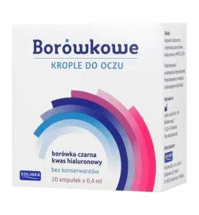 Borowkowe, krople do oczu, 0,4 ml, 20 minim.