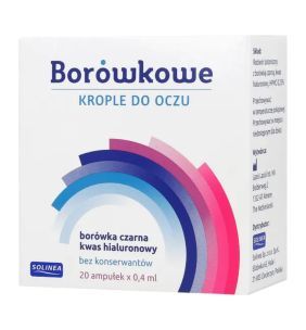 Borowkowe, krople do oczu, 0,4 ml, 20 minim.