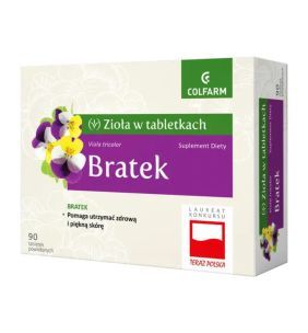 Bratek, tabletki powlekane, 90 szt.