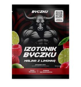 Byczku Izotonik Byczku malina z limonką, saszetka 31,5g