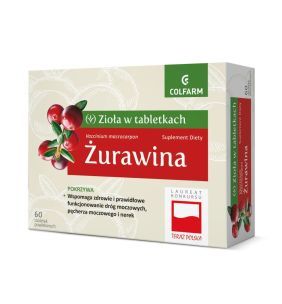 Żurawina, tabletki powlekane, 60 szt.