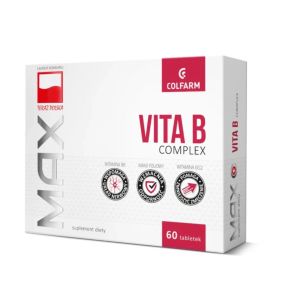 Max Vitaminum B Complex, tabletki, 60 szt. (50 szt.+10 szt.), Colfarm