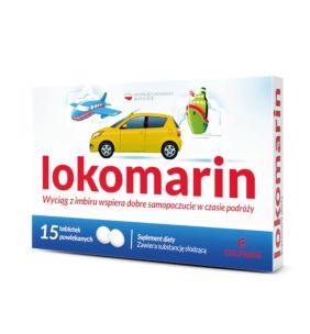 Lokomarin, tabletki powlekane, 15 szt.