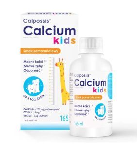 Calpossis Calcium Kids, płyn, 165 ml