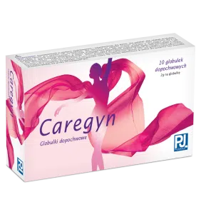 Caregyn, globulki dopochwowe, 10 szt.