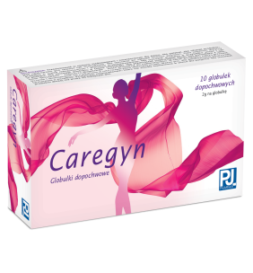 Caregyn, globulki dopochwowe, 10 szt.