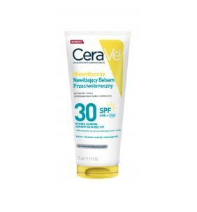 CeraVe, Niewidoczny balsam przeciwsłoneczny do twarzy i ciała SPF30, 75ml