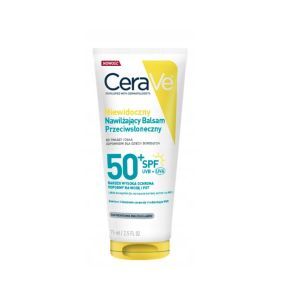 CeraVe, Niewidoczny balsam przeciwsłoneczny do twarzy i ciała SPF50+, 75ml