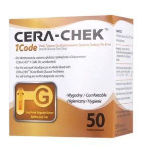 Cera-Chek 1 Code, test paskowy, 50 szt.