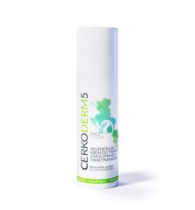 Cerkoderm  5, krem do twarzy regenerujący z mocznikiem, 50 ml
