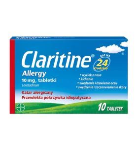 Claritine Allergy, 10 mg, tabl., 10 szt
