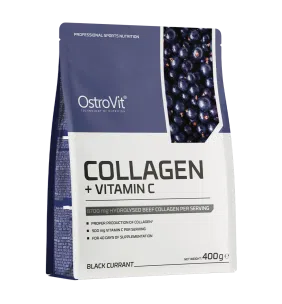 OstroVit Collagen + Vitamin C (black currant), 400 g 
