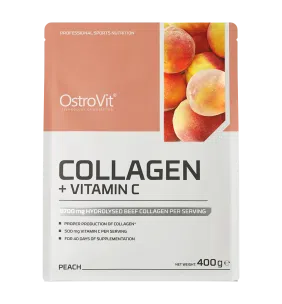 OstroVit Collagen + Vitamin C, (peach), 400 g