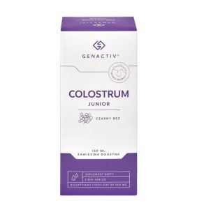 Colostrum Junior Czarny Bez Genactiv, zawiesina, 150 ml