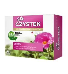 Czystek, kaps.twarde, 60 szt