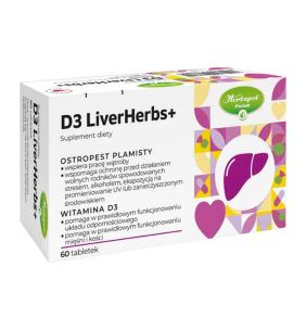 D3 LiverHerbs+, tabl., 60 szt