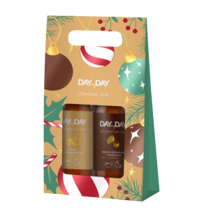 DAYbyDAY Zestaw Balsam Imbir i pomarańcza, Żel Masło kakaowe i Awokado, 2x400 ml