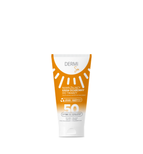 DERMI Sun Nawilżający krem ochronny do twarzy, 50 ml
