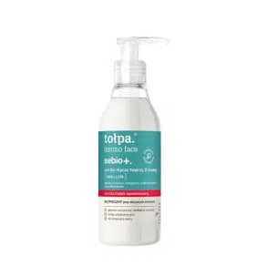 Tołpa Dermo Face Sebio+, żel do mycia twarzy, kwasy AHA+LHA, 195 ml
