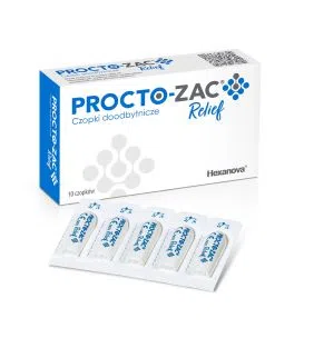 Procto-Zac Relief, czopki doodbytnicze, 10 szt.