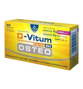 D-Vitum forte Max Osteo, tabl., 60 szt