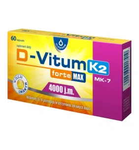 D-Vitum forte Ultra 4000 j.m.K2, kapsułki, 60 szt