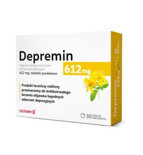 Depremin, 612 mg, tabletki powlekane, 30 szt.