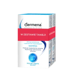 Dermena, szampon hamujący wypadanie włos&oacute;w, 200ml x 2 (duopack)