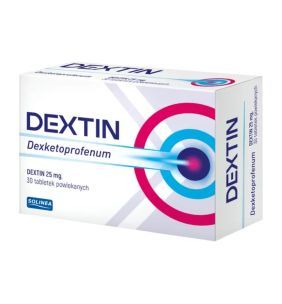 Dextin 25 mg, tabletki powlekane, 30 sztuk