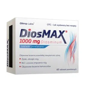 DiosMAX, 1000 mg, tabl.powl., 60 szt