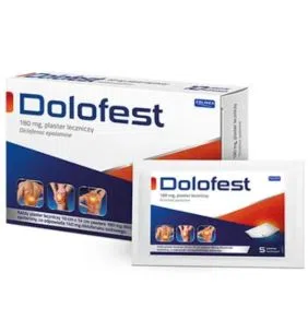 Dolofest, 180 mg, plastry, 10 szt.