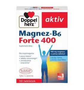 Doppelherz aktiv Magnez-B6 Forte 400, tabletki, 30 szt.