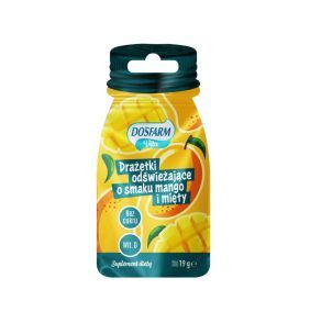 Dosfarm Vita Drażetki odświeżające o smaku mango i mięty 19 g