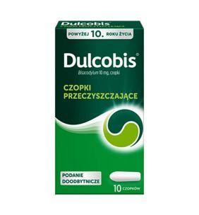Dulcobis,10 mg, czopki,(i.rów),MDZ,Irlandia, 12 szt