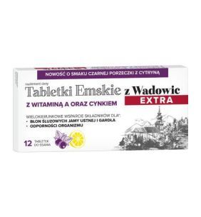 Tabletki Emskie z Wadowic Extra, tabl.do ssania, 12 szt