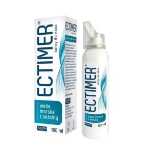 Ectimer, spray, do nosa,woda morska z ektoina, 100 ml