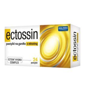 Ectossin, pastyl. na gardlo z ektoina, 24 szt.